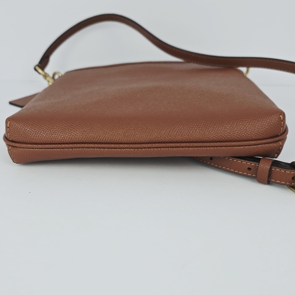 Coach Kitt Messenger Crossgrain leather Bag In Saddle - Picture 6 of 10